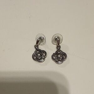 Brighton Silver Celtic Knot Earrings
